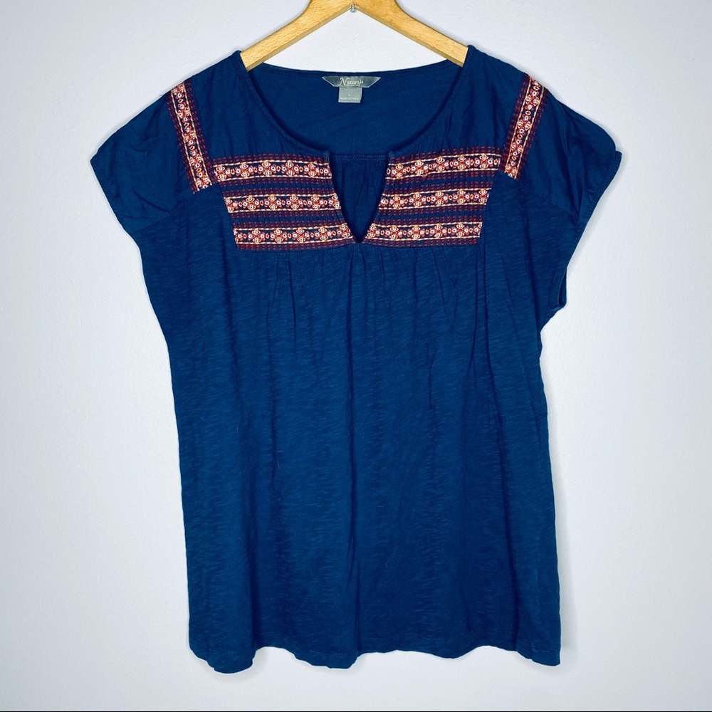 Naturals Reflections Short Sleeve Top